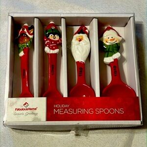 Holiday measuring spoons 🎄🦌⛄️